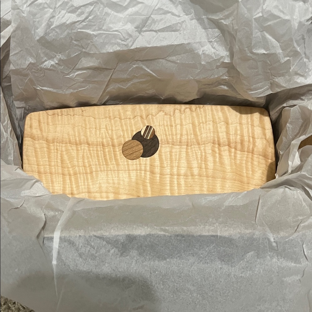Wooden Cutting Board with Inlay Design Brand New-there are no tags-never used